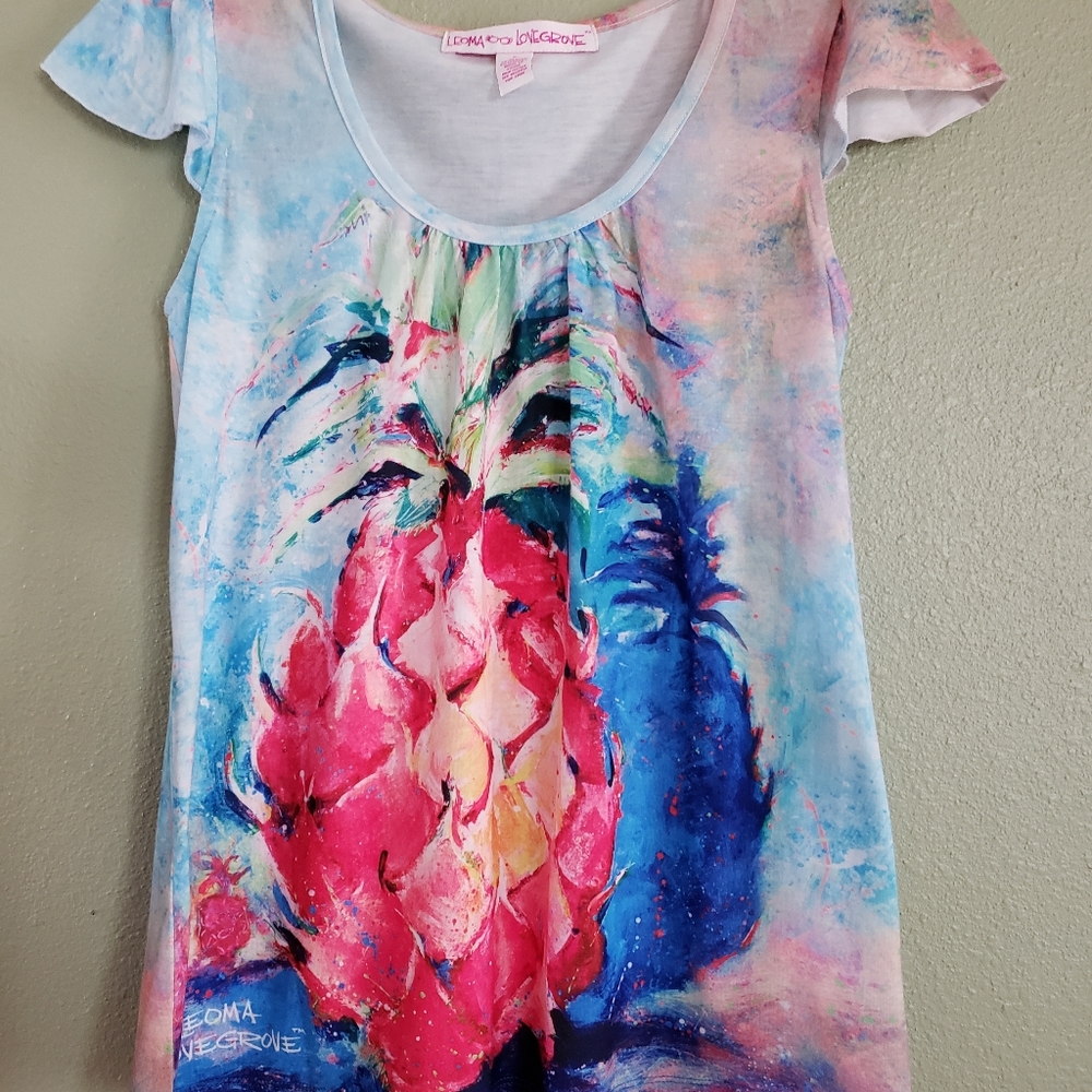 Pineapple Tropical Shirt Leoma Lovegrove